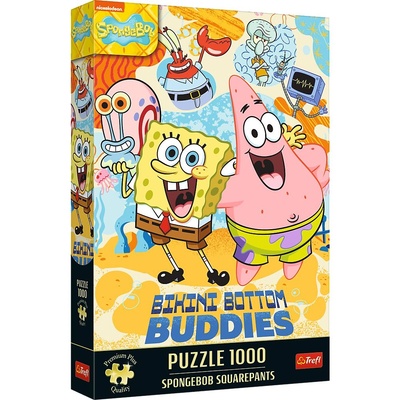 Trefl Trefl Premium Plus Quality SpongeBob 1000 Пъзел 1000 броя Анимации (12081)