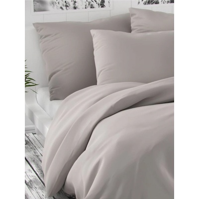 Kvalitex satén povlečení Luxury Collection světle šedé 140x2