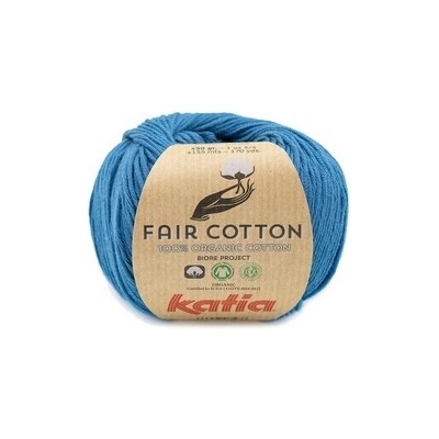 FAIR COTTON Katia Farby FAIR COTTON: 38 svetlá tyrkysová - VÝPREDAJ