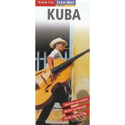 mapa Kuba 1:800 t. laminovaná