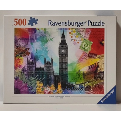 RAVENSBURGER Pohlednice z Londýna 500 dílků