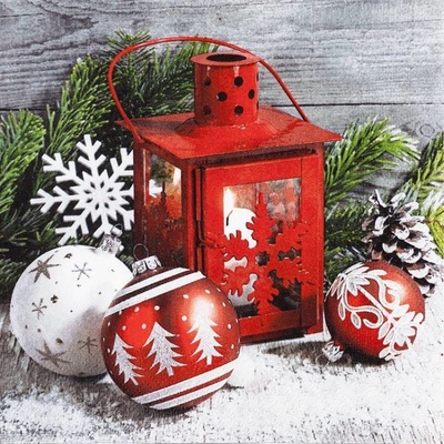 Alvarak Vánoční ubrousky V038 20ks 3V 33x33cm – Zboží Dáma