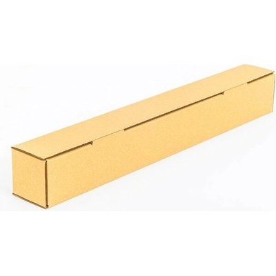 Kartonový tubus čtvercový 640x80x80 mm vnitřní 3VVL B 420g/m2 hnědá - paleta 1800 ks