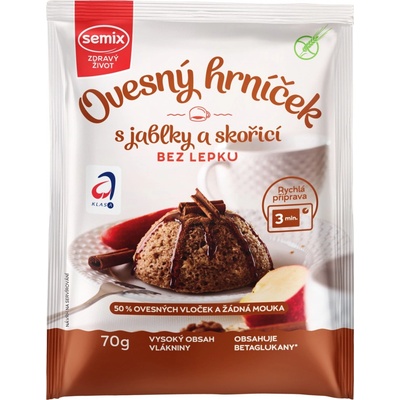 Semix Ovesný hrníček s jablky a skořicí 70 g