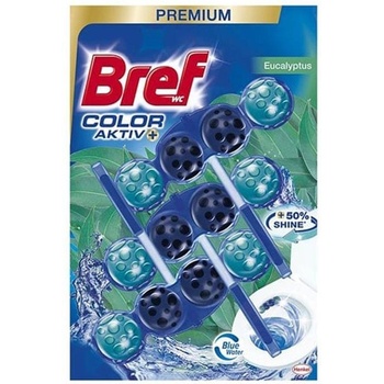 Bref Ароматизатор за тоалетна Bref Color Active, евкалипт, 3 х 50 (5070100088)