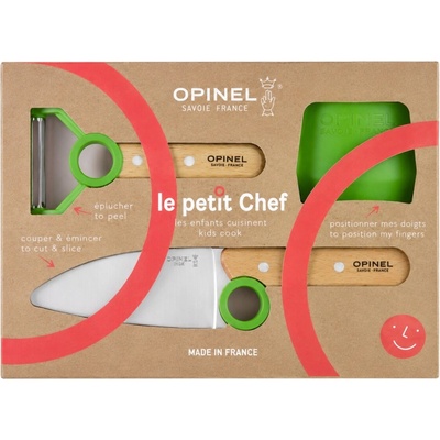 Opinel detská kuchárska súprava le petit Chef zelená 003113