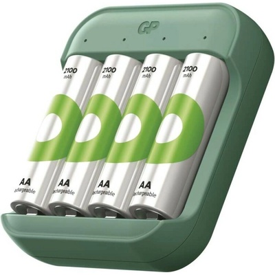 GP B50434, nabíjačka batérií ReCyko B423, 4× AA GP ReCyko 2100 mAh B50434