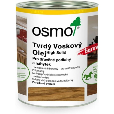 Osmo 3072 Tvrdý voskový olej 0,75 l Jantarový