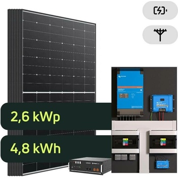 Ecoprodukt Hybrid Victron 2,6kWp 4,8kWh 1-fáz