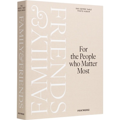 Printworks Албум за снимки FAMILY AND FRIENDS, бежов, Printworks (PW00724)