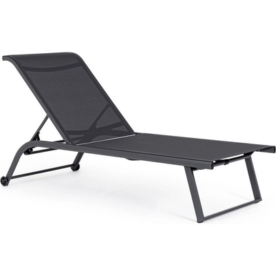 Bizzotto Taylor ТЪМНОСИВ ШЕЗЛОНГ С КОЛЕЛА (0663279)