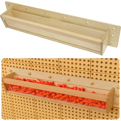 Masterkidz polica Transparentná stena 80 cm - Science and Creative Board STEM