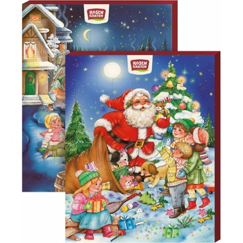 Rosengarten Bio adventní kalendář z mléčné čokolády 75 g