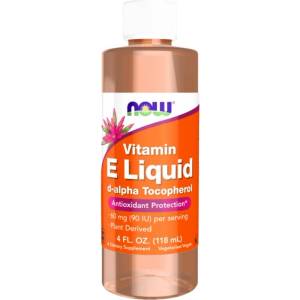 NOW Natural Vitamin E Liquid | d-alpha Tocopherol [118 мл]