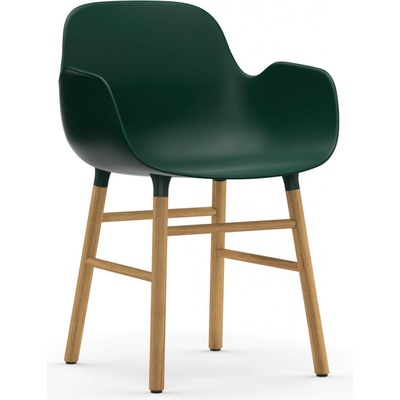 Normann Copenhagen Form Armchair zelená / dub