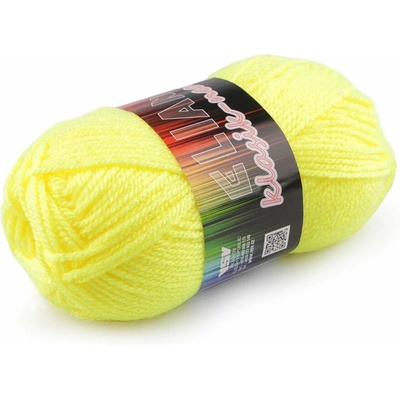 Pletací příze Elian Klasik neon 50 g - 1 (10910) žlutá