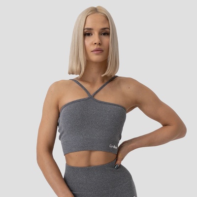 GymBeam Спортен сутиен FLO Halter Bra Grey M
