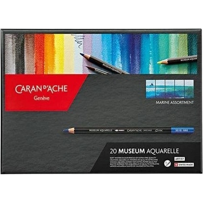 Caran d'Ache Museum Aquarelle Marine 20 farieb 3510.920