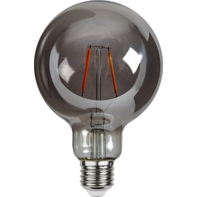 Star Trading Топла LED крушка с нажежаема жичка E27, 2 W Plain Smoke - Star Trading (355-82)