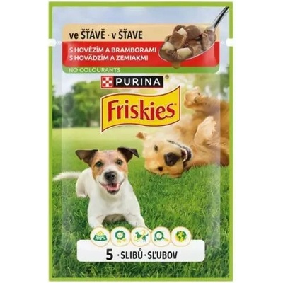 Friskies adult s hovädzím a zemiakmi v šťave 85 g