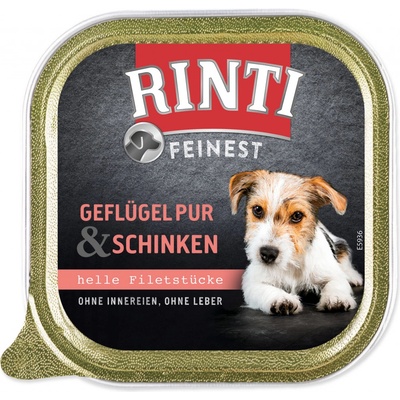 Rinti Feinest Adult Dog drůbeží se šunkou 150 g