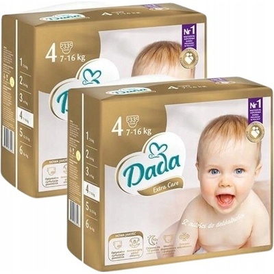 DADA Extra care pants 4 maxi 8-15 kg 66 ks