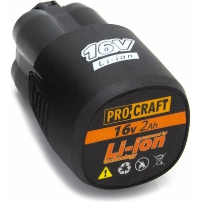 Procraft 16/2 16V Li-ion, 2000mAh