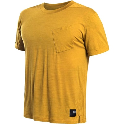 Sensor Merino air Relax Fit Traveller KR pánské mustard