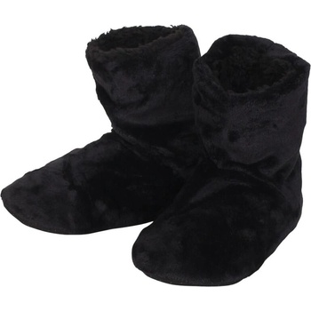 Мъжки пухкави пантофи-боти в черно