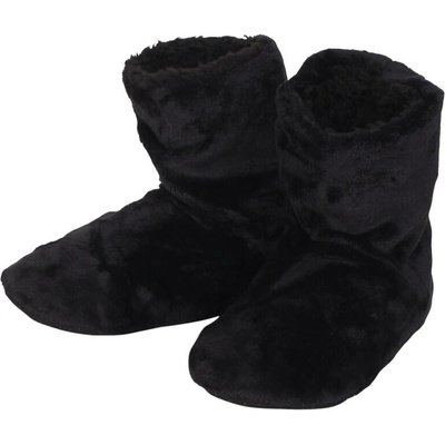 Мъжки пухкави пантофи-боти в черно