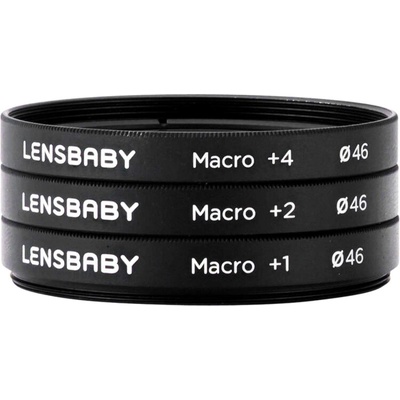 LENSBABY súprava predsádkových šošoviek +1 +2 +4 D 46 mm