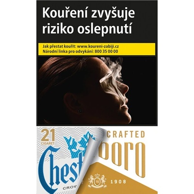 Chesterfield Marlboro Chesterfield Blue Marlboro Crafted Gold 10 x 21 ks