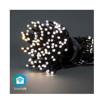 Nedis SmartLife LED Wi-Fi Teplá až studená biela 200 LED 20 m Android IOS WIFILX02W200