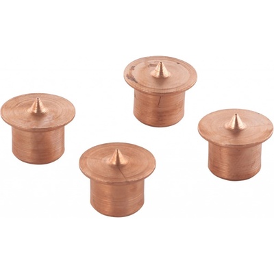 wolfcraft Centrovací válečky - označovací hroty pro kolíky, pr. 10 mm, 4 ks
