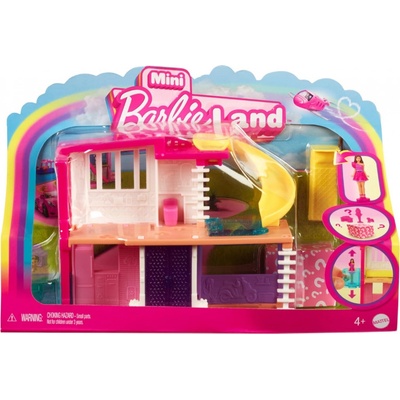 Barbie Mini Barbieland Dům s klouzačkou