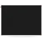MemoBe Idea Edge chalk board 120x90cm aluminum frame black