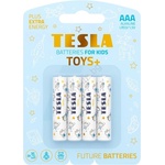 TESLA - 4 бр. Алкална батерия AAA TOYS+ 1, 5V 1300 mAh (TS0002)