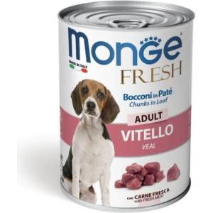 Monge Fresh AdultVeal с телешко - хапки в пастет 400gr