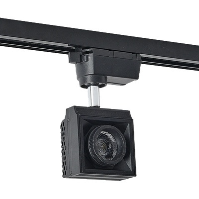 ELMARK РЕЛСОВ ОСВЕТИТЕЛ ss 2-ЛИНИИ 10w 24° 4000k ЧЕРЕН (93ss1040/bl)