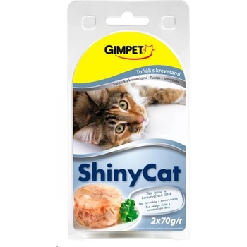Gimborn GimCat ShinyCat tuniak a krevety 2 x 70 g