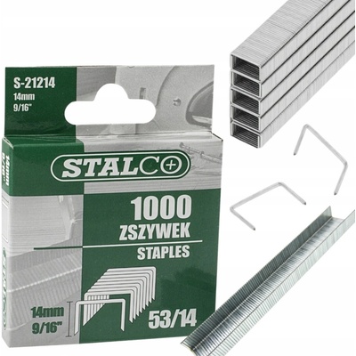 Stalco sponky do zošívačky na čalúnenie 14 mm typ 53/530/A balenie 1000 kusov