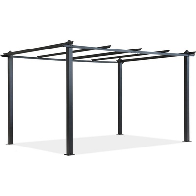 Garden Point Barbados 3 x 4 m antracitový kovový rám zahradní pergoly