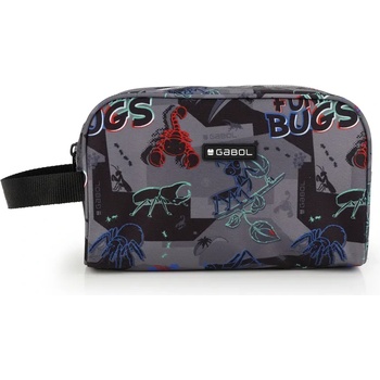 Gabol Ученически несесер Gabol Bugs с един цип, мек