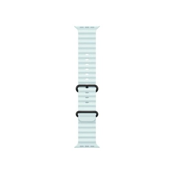 Apple Watch 49mm Band: Ice Blue Ocean Band - Black Titanium Finish (myp83zm/a)