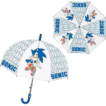 SEGA Чадър Sega Sonic Automatic umbrella 48 cm - Clear (Multicolour)