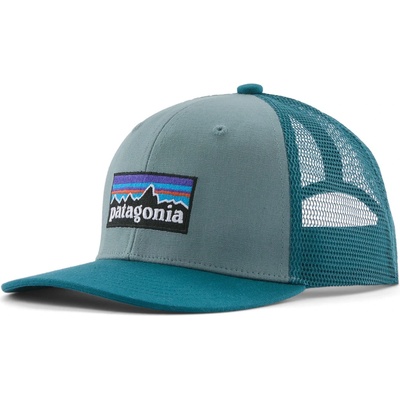 Patagonia Детска шапка с козирка Patagonia Kid's Trucker Hat Cap - P-6 Logo: Blue Sage - размер One Size (204-1695-6911)