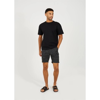 Image 1 of Brave Soul Къси панталони Brave Soul Bandana Print Cargo Shorts - Charcoal Print