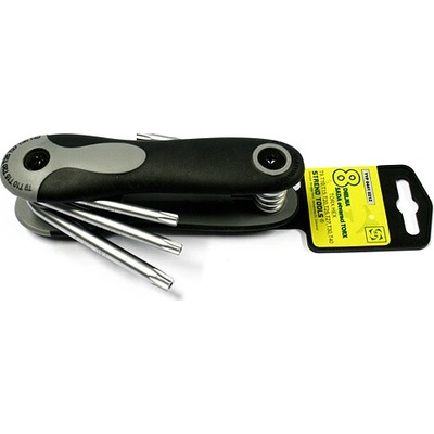 Sada kľúčov Strend Pro HK0208, 8 dielna, Torx, sklápacia, zástrčná