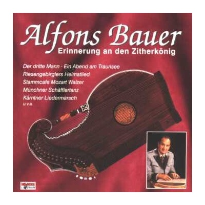 Bauer, Alfons - Erinnerung An Den Zitherk