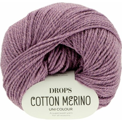 Drops Bavlna Merino 23 melírovaná fialově růžová